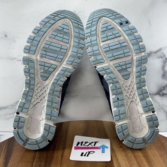 Women’s Size 9-ASICS Gel Quantum 180 4 Blue Running Shoes Sneakers - Picture 7 of 10